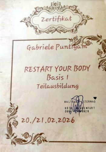 Zertifikat: Restart Your Body Basis!